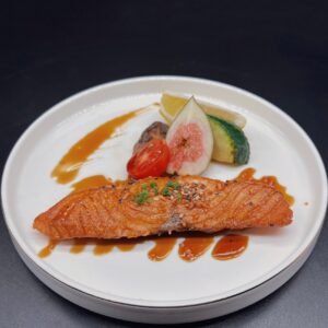 Saumon grillé sauce teriyaki